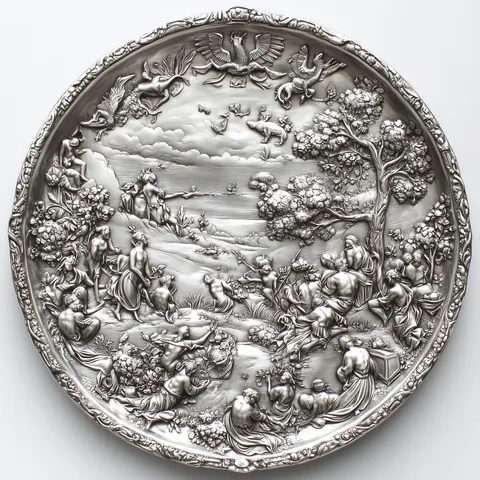 Silver Plate Raghemdros Hoard