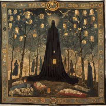 Night Queen Tapestry 1