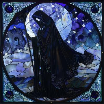 Night Queen Stained Glass 2